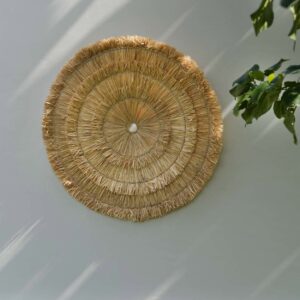 Décoration murale Sehseh en sisal naturel — Grand modèle