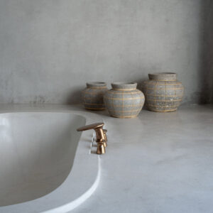 Vase Belly en Béton Naturel - Taille M — vue 2