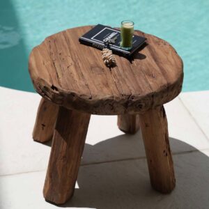 Table d'appoint rustique Marabunta – Naturel