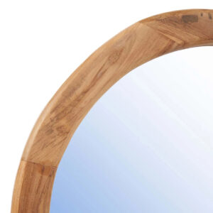 Miroir Organique en Teck – Grand — vue 2