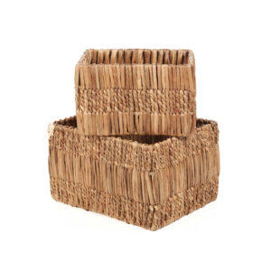 Panier Akuku en feuille de bananier – Naturel – M — vue 2