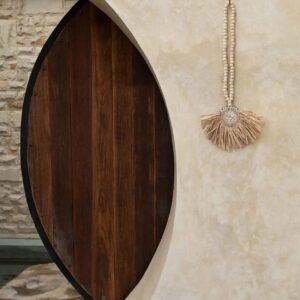Pompon en raphia naturel Tajoe
