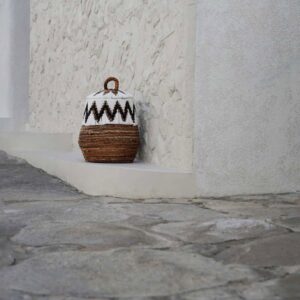 Panier de rangement Little Bay - Naturel Blanc - S — vue 2