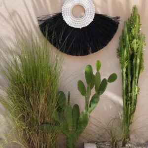 Coquillages & Alang Alang — Décoration murale noire