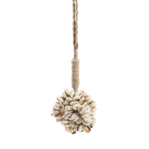 Suspension coquillages et cauris naturels
