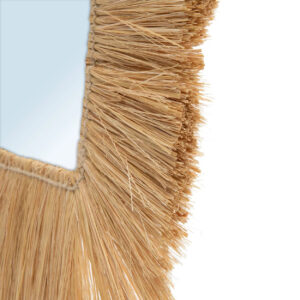 Miroir Goa en herbe naturelle – M