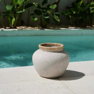 Vase Styly Béton Naturel - Taille M — vue 2