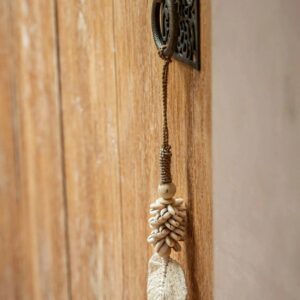 Pompon Feuilles & Coquillages – Naturel — vue 2