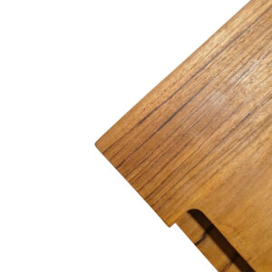 Plateau de service en teck naturel