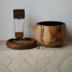 Dessous-de-verre en teck naturel
