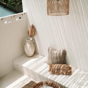 Suspension Chacha en rotin naturel – M — vue 2