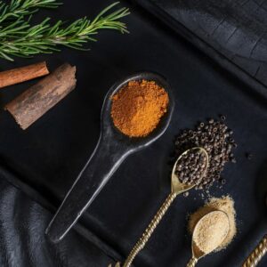 Cuillère à tapas brûlée