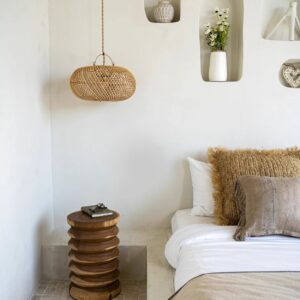 Suspension en rotin Wholly – Naturel – S