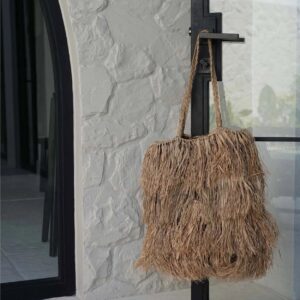 Tote bag en raphia naturel – Bahamas