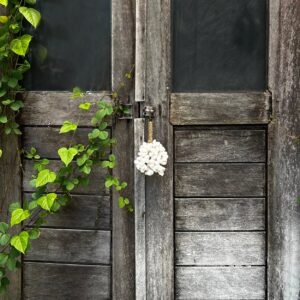 Porte-clés coquillages Kai – Blanc — vue 2