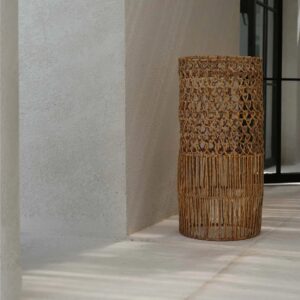 Suspension Takuhanki en feuille de bananier – Naturel – Grand modèle