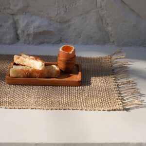 Plateau de service en bois naturel – S — vue 2