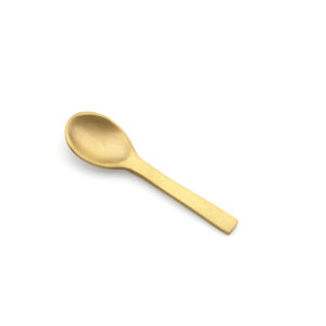 Petite cuillère à sel dorée