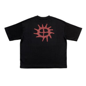 T-shirt noir logo terracotta — The Brand