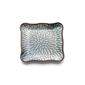 Assiette Carrée Lotus Ice - Gris Brun - M — vue 2