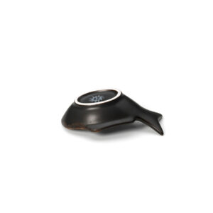 Bol en céramique forme poisson – Marron – S