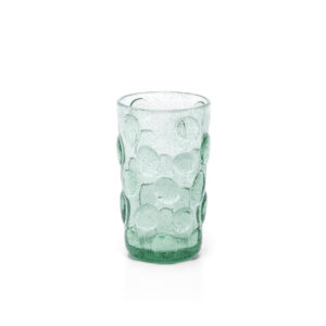 Verre Highball Aqua à Pois Givré