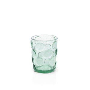 Verre à eau givré pois – Aqua