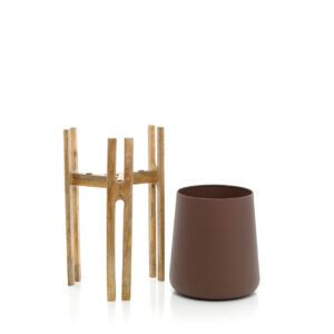 Cache-pot Racine Bifurquée – Brun Naturel – L