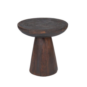 Table d'appoint Cone Alone - Noyer foncé — vue 2