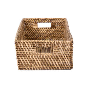 Panier de rangement en rotin naturel — vue 2
