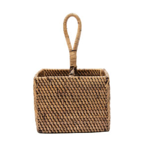 Porte-couverts en rotin naturel N°2