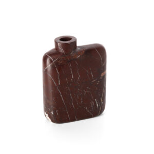 Vase en marbre Rosso Levanto – Rouge bordeaux – Grand modèle — vue 2