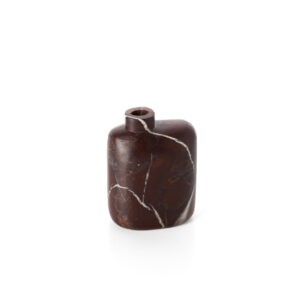 Vase en marbre Rosso Levanto – Rouge Bordeaux – Bas — vue 2