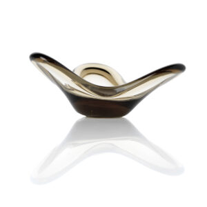 Bougeoir en verre Liquid Form – Smoke