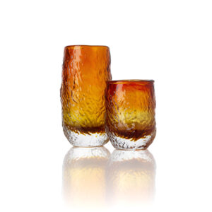 Verre tumbler ambré Marbella Glow — vue 2