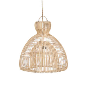 Suspension en rotin naturel Matcha Whisk – S