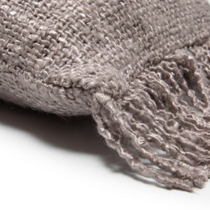 Housse de coussin Oh My Gee – Gris Perle – 35x100 cm