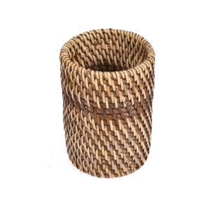 Porte-brosse à dents en rotin naturel — vue 2