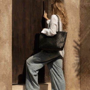 Shopper en cuir noir – The Execu-Shopper