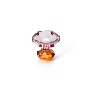 Bougeoir en verre Sunset Bloom — vue 2