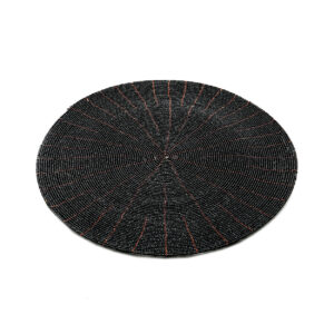 Set de table perlé – Noir