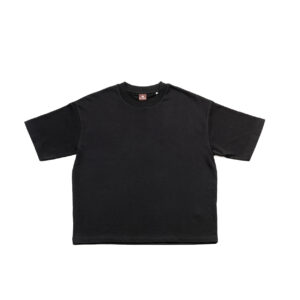 T-shirt manches courtes – Noir & Terracotta