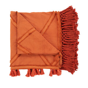 Jeté de lit berbère – Terracotta