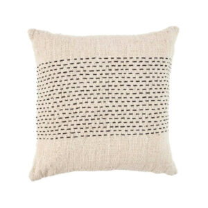 Housse de coussin Misty – Noir naturel