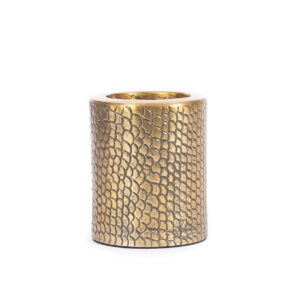 Bougeoir Croco en Laiton – Grand