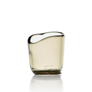 Photophore en verre soufflé Nocturne – Charcoal – M