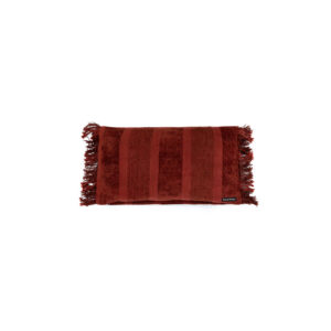 Housse de coussin velours bordeaux – 30x50