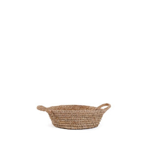 Plateau panier en raphia naturel – S