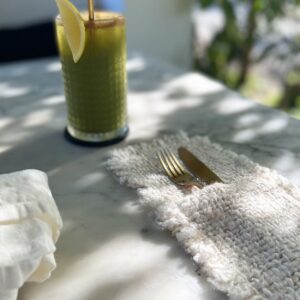 Pochette à couverts Oh My Gee – Crème — vue 2