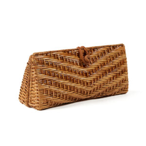 Pochette en rotin naturel